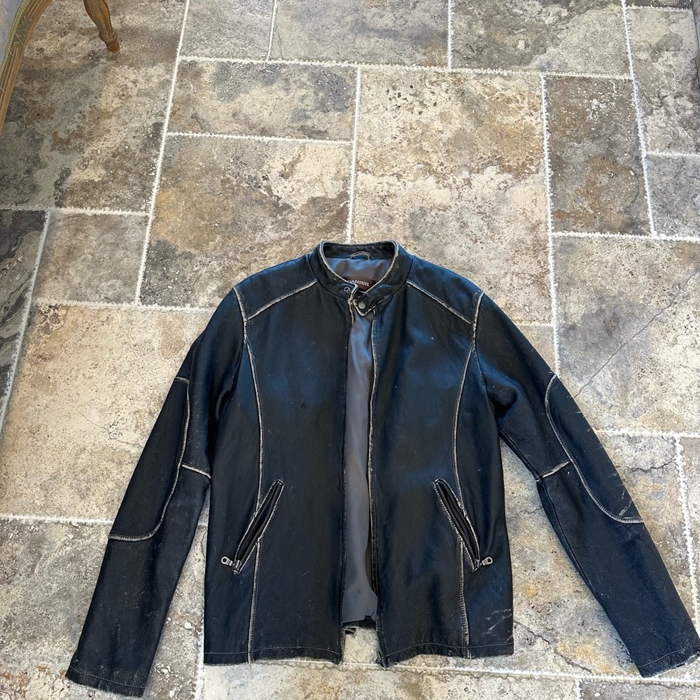 Danier Black Leather Jacket
